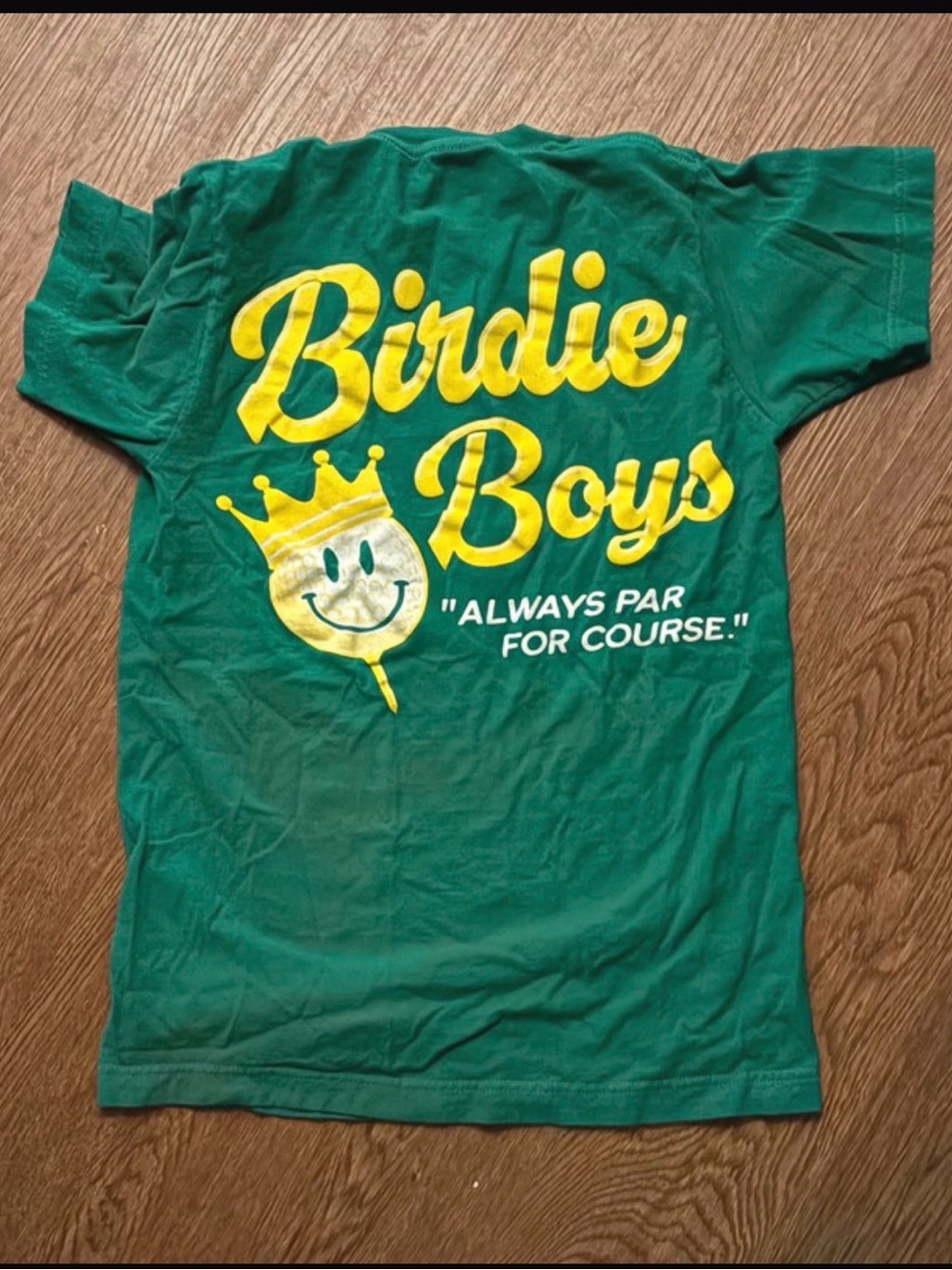 Green Crewneck Short Sleeve Tee